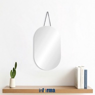 Informa 30X0.4X50 cm Wall Mirror 2 Models J96 - Silver Wall Mirror Wall Glass Home Decoration Cafe R