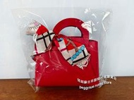 [佩姬蘇]全新現貨-櫻桃紅色蝴蝶結緞帶造型迷你鉑金包-不包含巧克力