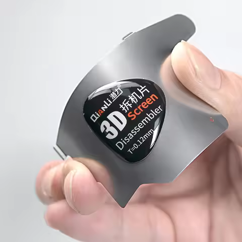 QianLi 3D Mobile Phone LCD Screen Spudger Opening Pry Card Ultra Thin Flexible Disassemble Steel Met