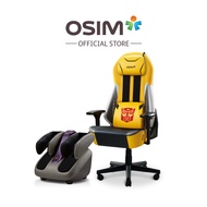 OSIM uThrone V Transformer Edition Gaming Massage Chair + uSqueez 2 Smart Leg Massager