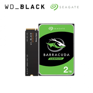 【一起買超便宜】WD_BLACK SN850X 1TB SSD(無散熱片) SSD + Seagate 2TB(ST2000DM008)
