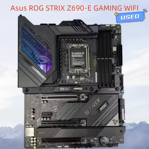 Asus ROG STRIX Z690-E GAMING WIFI Motherboard LGA 1700 Intel Z690 support i9-14900F i5-14500 i9-1390