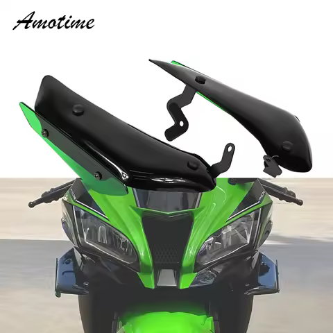 For KAWASAKI ZX10R ZX-10R 2011-2020 Motorcycle Fairing Parts Aerodynamic Wing Kit Fixed Winglet Fair