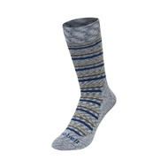 MONTBELL Men's Wickron Trekking Thick Socks - Grey Strap