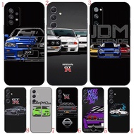 Samsung A52 4G 5G A71 A72 4G A81 A82 A91 Compatibility TPU Soft Shell Case Car GTR Nissan