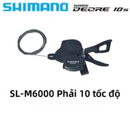 Shimano Deore M6000 10 Tốc Độ MTB Xe Đạp Sang Số Lever SL-M6000 Bộ Đường Mòn Rapidfire Trước Deraill