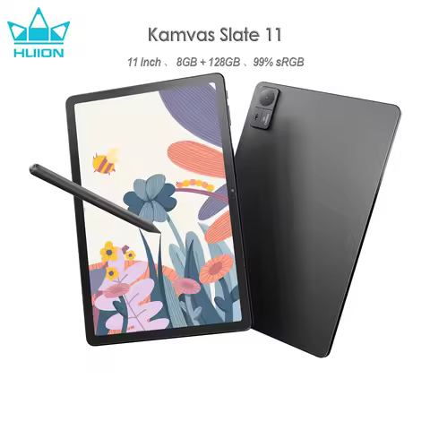 Huion Kamvas Slate 11/13 Android 14 Graphics Tablet Drawing Pad 90Hz High Refresh Rate 99% sRGB Colo