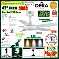 Deka Baby Fan DX Baby L WH ((42 inch)) LED Light Ceiling Fan With Remote Control ((DC Motor)) 7 spee