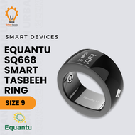 Cincin Dzikir Digital Equantu SQ668 – Smart Tasbih Ring Stainless Steel LCD Display Alarm Getar 10 C