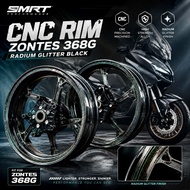 Zontes 368G SMRT RIM DIAMOND BLACK 3.0x17/4.25x14 LATEST FORGED CNC ALLOY RIM SPORT RIM ZT368G ZONTE