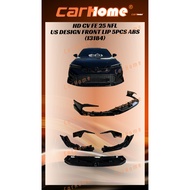 HONDA Civic FE Facelift 2025 Lips Depan Rekaan US 5PCS ABS / Honda Civic FE Facelift 2025 US Design 