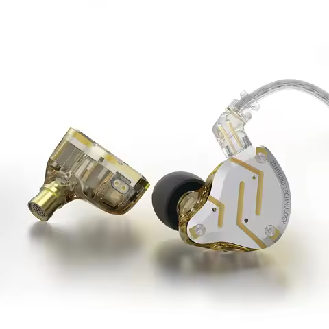 KZ ZS10 Pro 4BA+1DD Hybrid in Ear Metal Earphones10 Drivers HIFI Bass Earbuds Music Sport Music Head