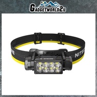 Nitecore HC65 UHE 8x NiteLab UHE LEDs 2000 Lumens USB Rechargeable Headlamp (Black)
