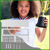 Trophy Display Shelf Metal Hanger Rack Stand Storage Award Holder Kids Sports Fans Room Storage Livi