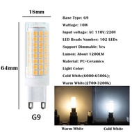 GY6.35 BA15D โคมไฟพัดลมติดเพดาน E14 E12 E11แสงเซรามิก G9 G4 LED หรี่แสงได้15W หลอดไฟ LED 220V โคมไฟฮ