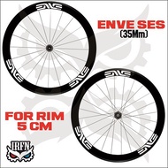 Sticker Decal Rims Enve SES Width 35mm roadbike fixiedgear 700c