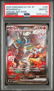 PSA 10 PSA10 白龍 RESHIRAM EX POKEMON