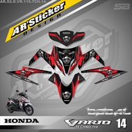 Decal Stiker VARIO 110 TECHNO KARBU 2009 - 2013 - Skotlet Motor Full Body Vario Techno 110 Desain Va