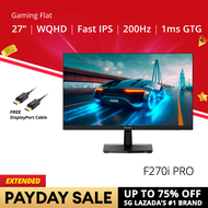 PRISM+ F270i PRO | 27" Fast IPS 200Hz 1ms WQHD 105% DCI-P3 Gaming Monitor [2560 x 1440]