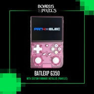 Batlexp G350 Retro Gaming Handheld Linux RK3326 Installed with PAN4ELEC Custom Firmware