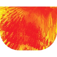 Angel of Fire - II - Worship Flags - Silk Printed Quill Wing Flags WXL-Quill