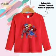 [FREE NAME] Children's Long Sleeve T-Shirt with POPPY PLAYTIME PROTOTYPE HAHAHA Premium Material UNI