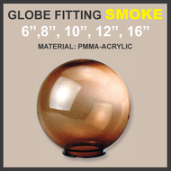 GLOBE LIGHT FITTING 10" ( BROWN ) E27