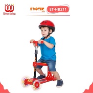 EXOTIC SCOOTER ET-HB211 (2 IN 1) Children's Scooter (Sitting) Kids Scooter 3 Wheel