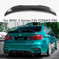 For BMW 3 Series F30 F35&M3 F80 Sedan M3/M4/CS/PSM/P/V/3D Style Carbon Fiber Rear Spoiler Trunk Wing