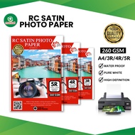 Sinopack RC ROUGH SATIN Photo paper 260gsm 3R/4R/5R/A4
