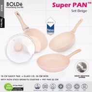 Balls super pan set 18 22 24 with lid induction pan induction induction set