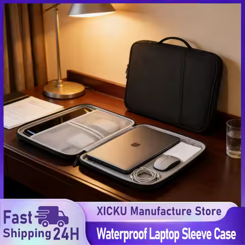 Waterproof Shockproof Handle Bag Laptop Sleeve Case for Macbook Air 11 13 Inch M4 M3 M2 Chip Mac Boo