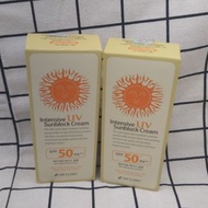 3W CLINIC INTENSIVE UV SUNBLOCK CREAM SPF 50 PA+++=ORI HQ