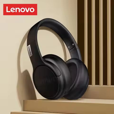 Original Lenovo TH20 Wireless Bluetooth 5.3 Headphones Dual Mode Headset Foldable Sport Headphone Mu