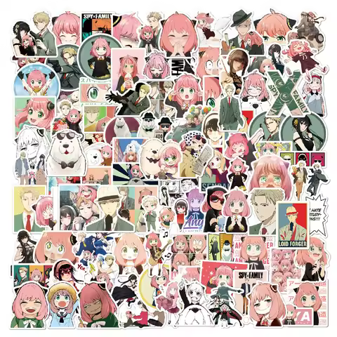 10/30/50/100pcs Japanese Comic SPY×FAMILY Cartoon Stickers Cool Anime Decals DIY Notebook Suitcase C