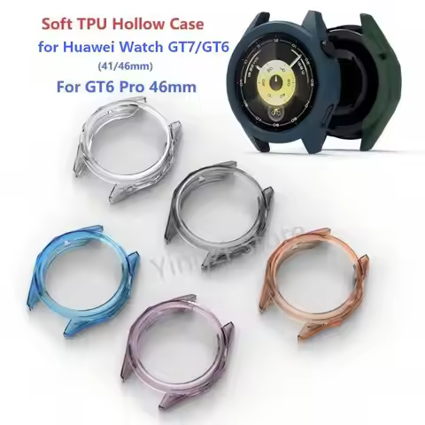 Soft TPU Hollow Case for Huawei Watch GT7 GT6 46mm/41mm GT6Pro 46mm Samrt Watch Protector for Watch 