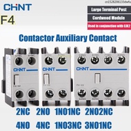 F4 CHINT AC Contactor Auxiliary Contact Blocks F4-02 F4-22 F4-11 F4-13 CJX2 F4-20 2NC 2NO 1NO1NC 2NO