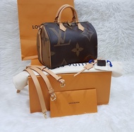 BNIB (complete set + ori rec 23 mei 2019) LV Speedy 30 Giant Reverso