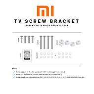 [MI Xiaomi] TV Screw for TV Bracket Holes VESA Wall Mount Skru for TV Hanging Holes