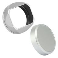 ถ้วยกันแสงเหล็กเหลี่ยมสำหรับกล้องรุ่น Fuji X100VI X100V X100F พร้อมฝาโลหะ ถ้วยกันแสงกล้องดิจิตอลแบบแ