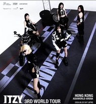 ITZY 3RD WORLD TOUR 香港站演唱會海報