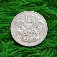 Koin asing New Zealand 10 cent