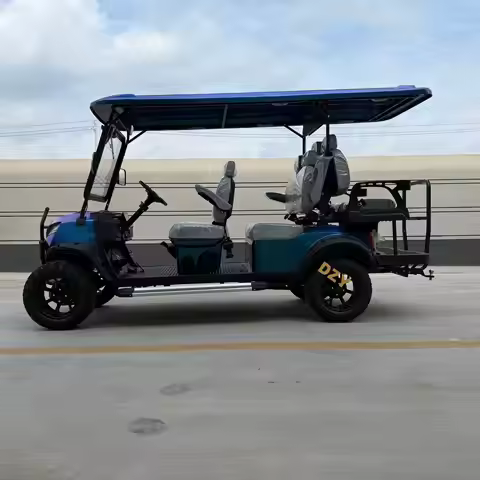 CE Approved Premium Quality 4-Wheel Mini Electric Golf Cart with 50-70km/h Speed and 70-90km Range g