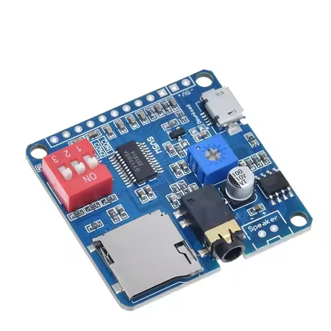 Voice Sound Playback Module Arduino MP3 Player Module UART I/O Trigger Class D Amplifier Board 5W 8M