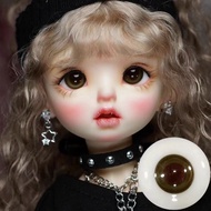 BJD Eyeball Natural Olive Green Glass ob11 Available 10mm12mm14mm16mm Small Rainbow Film