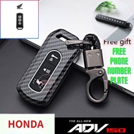 【 Xps】car Remote Key Case คาร์บอนไฟเบอร์สำหรับ Honda Adv 150 Pcx 150 Adv 150