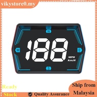 Speed MPH KMH HUD HD LED Display Digital GPS HUD Overspeed Alarm GPS Speed Meter