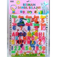ABC Alphabet Number Stickers 3IN1 Letter Learning Toys ABC 168HA - Children's Learning Toys