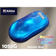 [METALLIC BLUE 1055G] AIKKA Supreme Pearlized Metallic 2K DIY Paint / Cat 2K / Motor / Kereta / Touc