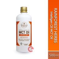 Rainforest Herbs Intelligen C8 MCT Oil With Tocotrienols (Minyak MCT) 500ml Keto/ Vegetarian